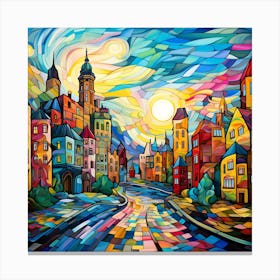 Colorful City 9 Canvas Print