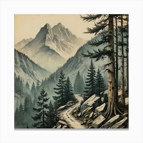 Mountain Road Canvas Print