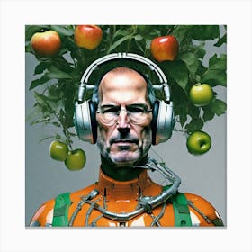 Apple Steve 13 Canvas Print