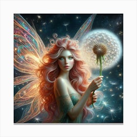 Fairy Dandelion Canvas Print