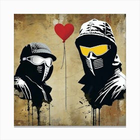 Two Spies Canvas Print