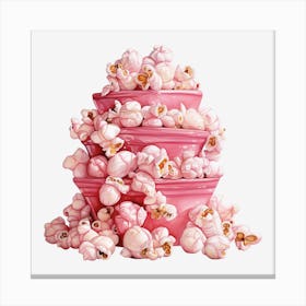 Pink Popcorn 17 Canvas Print