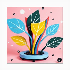 Paper Cut Art 16 Canvas Print