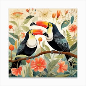 Bird In Nature Toucan 2 Canvas Print