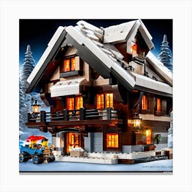 Lego House Canvas Print