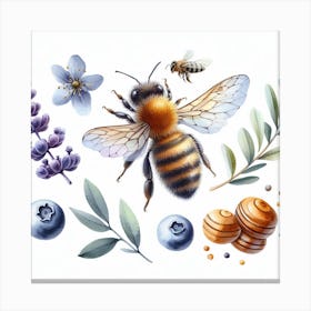 Bee 3 Canvas Print