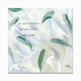 Lily Of The Valley Canvas Print