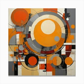 Abstract Circles Canvas Print