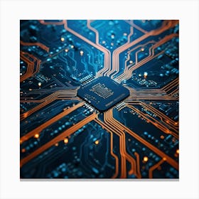 Computer Circuit Board 11 Canvas Print