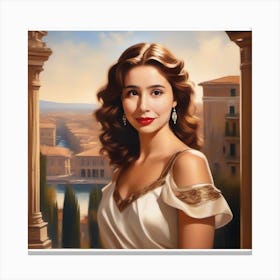 Legendary actress Himanee Bhatia 6 Canvas Print