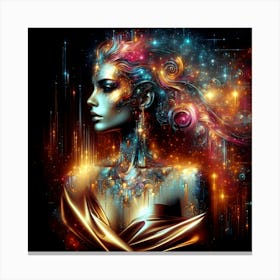 Portrait Artwork 53 Canvas Print