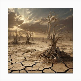 Arid Landscape 12 Canvas Print