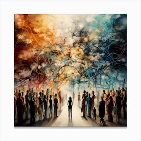 'The People' Canvas Print