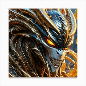 Demon Head jbgy Canvas Print