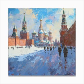 Moscow Red Square Canvas Print