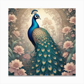 Peacock 35 Canvas Print