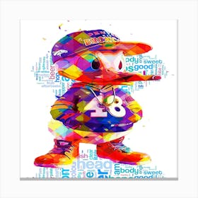 Donal Duck Canvas Print