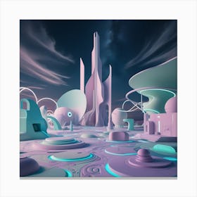 Leonardo Phoenix A Mesmerizing Surreal Dreamscape Featuring An 3 Canvas Print