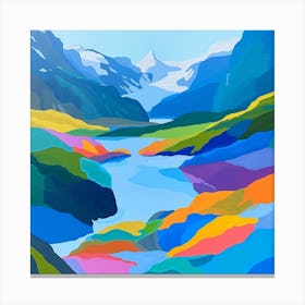 Abstract Travel Collection Switzerland 1 Canvas Print