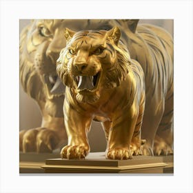 Golden Tiger 1 Canvas Print