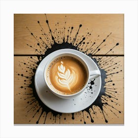 Coffee Latte 10 Canvas Print