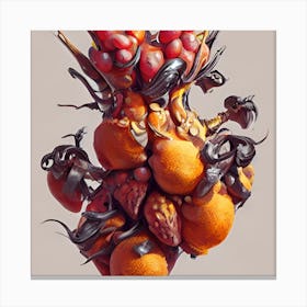 Oranges And Berries Canvas Print