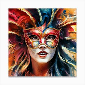 Carnival Mask 8 Canvas Print