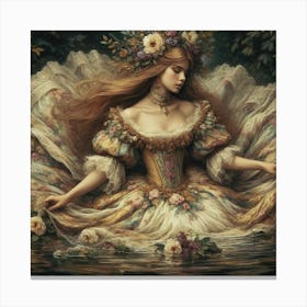 Victorian princess Canvas Print