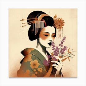 Japan Geisha Visual 44 Canvas Print