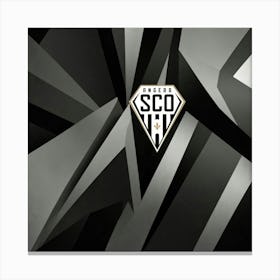 Angers SCO Logo Wall Arts 6 Canvas Print