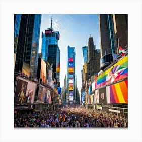 Times Square Canvas Print