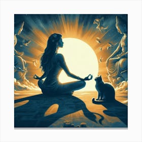 Zen Buddha Canvas Print