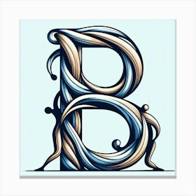 Letter B Canvas Print