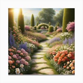 Garden Path 4 Canvas Print