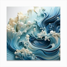 Wave Art Canvas Print