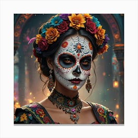 Day Of The Dead Canvas Print