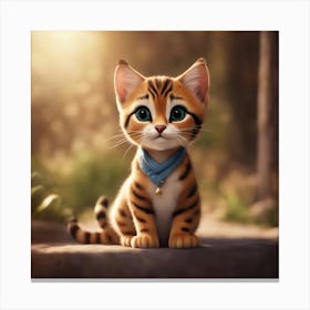 Tiger Kitten 1 Canvas Print