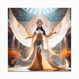 Chinese Goddess Canvas Print