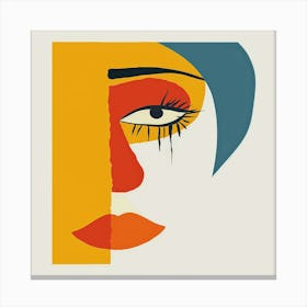 Face Of A Woman 41 Canvas Print