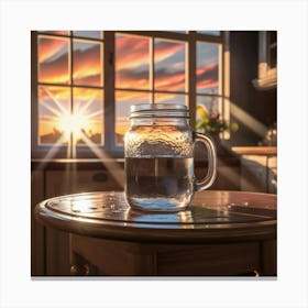 Glass Of Water Canvas Print