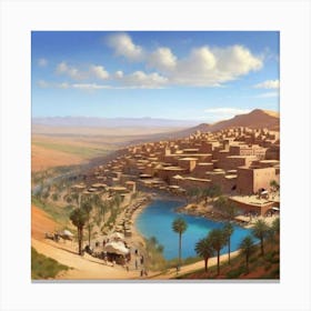 Egypt Beautiful Place Canvas Print