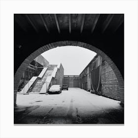 Tunnel Under The City Canvas Print