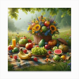 Picnic 4 Canvas Print