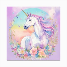 Beutiful horse art Canvas Print