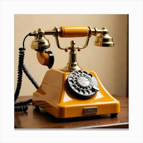 Timeless Vintage Telephone Canvas Print