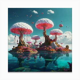 Default Surreal Dreamscape Create A Surreal Dreamscape Featuri 3 Canvas Print