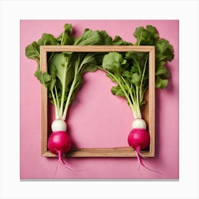 Radish In A Frame 1 Canvas Print