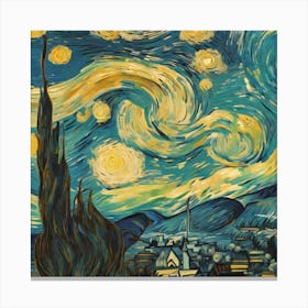 Starry Night 9 Canvas Print
