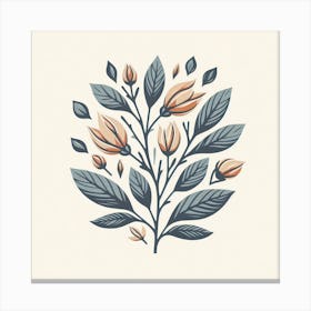 Scandinavian style, Sprig of ylang-ylang 3 Canvas Print