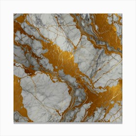 Gold Marble Texture Canvas Print